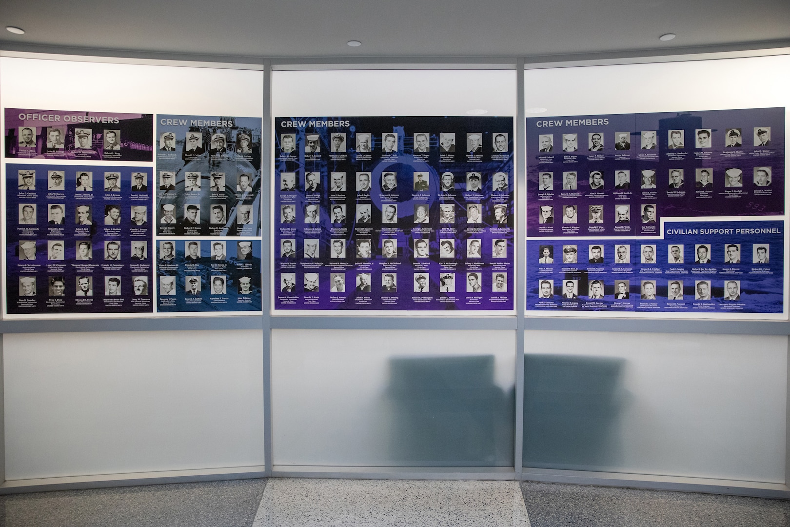 The NAVSEA 62nd Anniversary Commemoration Ceremony for the USS Thresher (SSN 593) was held in Bldg. 201 at the Washington Navy Yard.
