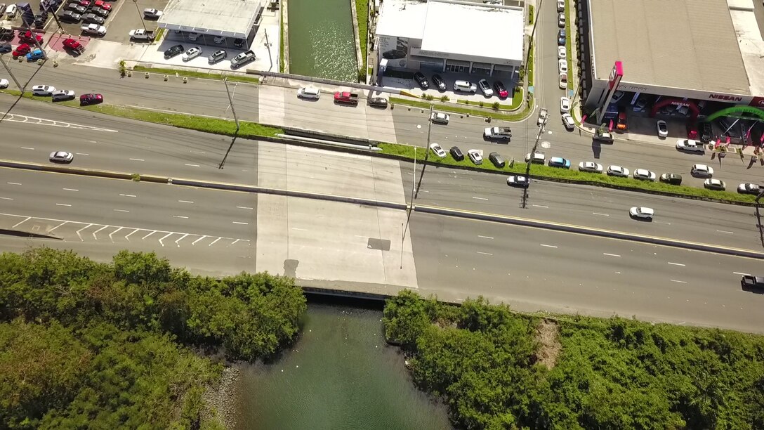 Kennedy Ave Bridge Aerial Shot