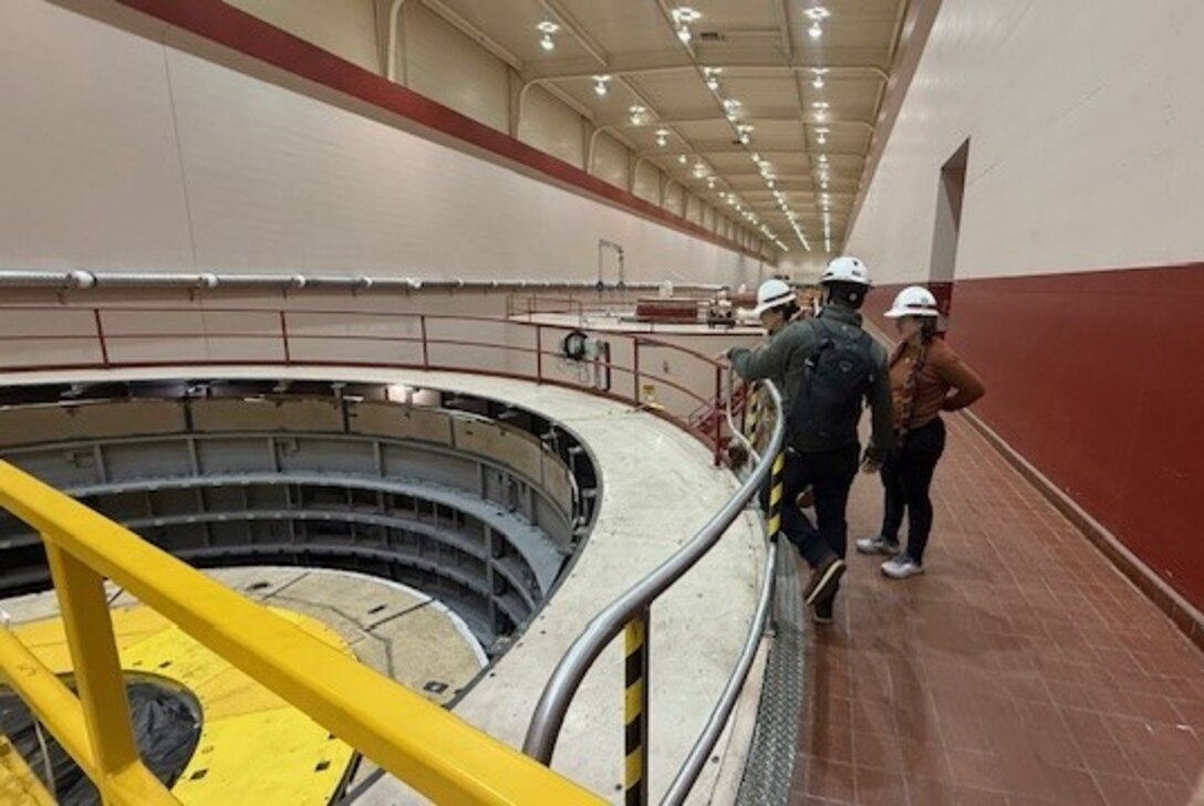 In a recent site visit on April 2-3, Seattle District’s Commander, Col. Kathryn Sanborn, visited Chief Joseph Dam and met with the district’s Chief Joseph Dam project staff, discussed current operations, and gained firsthand insight into the challenges and opportunities associated with the facility and ongoing project. The dam is undergoing a multi-million-dollar project, which includes rehabilitation of the 16-unit generator rewinds, replacing generator air coolers, and installing a new machine condition monitoring system to produce more efficient and reliable hydropower. This visit provided an invaluable opportunity for USACE leadership to connect directly with staff, helping ensure that the Corps' operations align with both regional needs and national priorities.