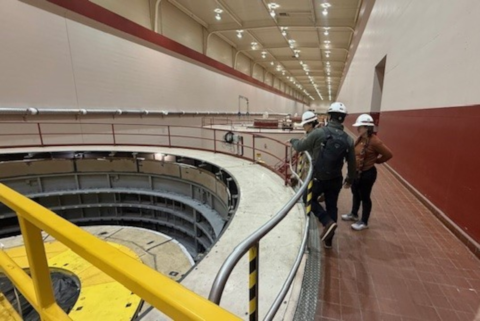 In a recent site visit on April 2-3, Seattle District’s Commander, Col. Kathryn Sanborn, visited Chief Joseph Dam and met with the district’s Chief Joseph Dam project staff, discussed current operations, and gained firsthand insight into the challenges and opportunities associated with the facility and ongoing project. The dam is undergoing a multi-million-dollar project, which includes rehabilitation of the 16-unit generator rewinds, replacing generator air coolers, and installing a new machine condition monitoring system to produce more efficient and reliable hydropower. This visit provided an invaluable opportunity for USACE leadership to connect directly with staff, helping ensure that the Corps' operations align with both regional needs and national priorities.