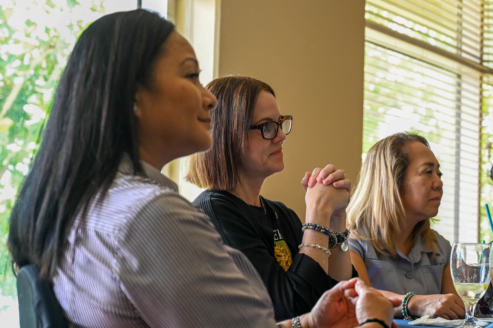 Shannon Nordhaus, spouse of Air Force Gen. Steve Nordhaus, Chief of the National Guard Bureau, visited National Guard units in the Indo-Pacific region March 29 through April 5, engaged with Guard spouses, and reviewed family care programs that support service members and their families.