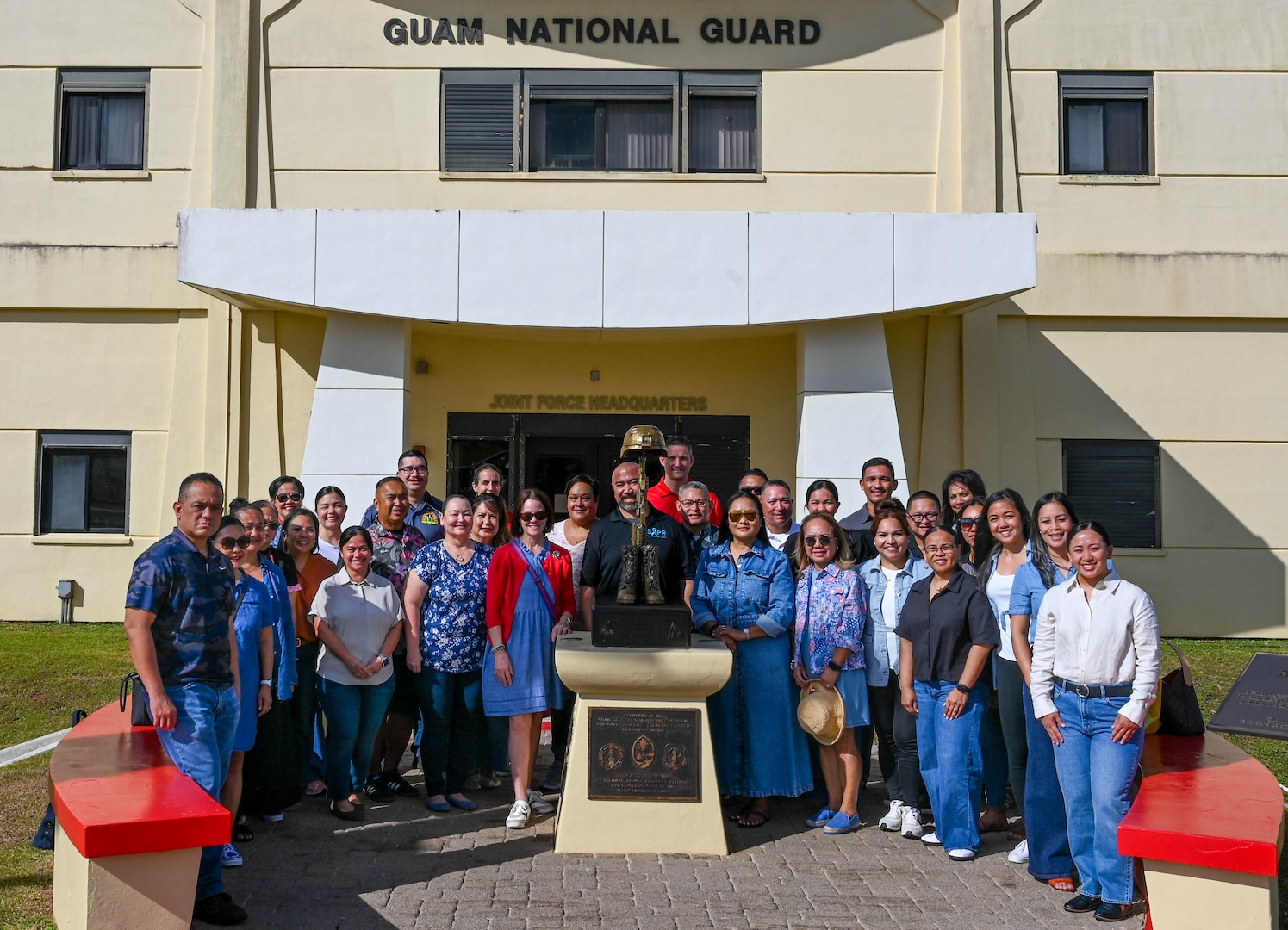 Shannon Nordhaus, spouse of Air Force Gen. Steve Nordhaus, Chief of the National Guard Bureau, visited National Guard units in the Indo-Pacific region March 29 through April 5