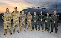 Airmen assigned to the 625th Strategic Operations Squadron pose for a photo