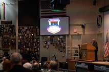 a man on a stage