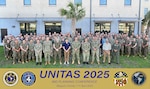Led by Rear Adm. Carlos Sardiello, Commander U.S. Naval Forces Southern Command/U.S. 4th Fleet, more than 100 Sailors, Marines, and civilians gathered onboard Naval Station Mayport in support of the UNITAS 2025 Mid-Planning Conference. This year’s UNITAS, scheduled for September, is the longest-running, multinational maritime exercise in the world. UNITAS 2025 will combine the efforts of Allies and Partners from across the globe and serve as the warfighting introduction to Navy 250 – the U.S. Navy’s year-long birthday celebration. U.S. Naval Forces Southern Southern Command and the trusted maritime partner for Command/U.S. 4th Fleet is the maritime component of U.S. Caribbean, Central and South America maritime forces leading to improved unity, security, and stability.