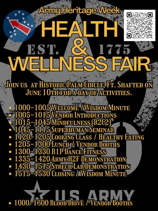 We look forward to seeing you as we have a wide range of events scheduled throughout the day.