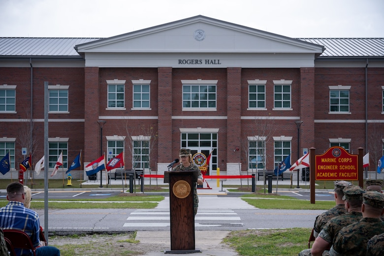 Marine Corps Engineer School dedicates building to Staff Sergeant Jason Rogers