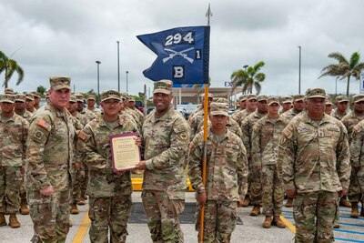 Guam National Guard Makes History with Alexander Hamilton Award