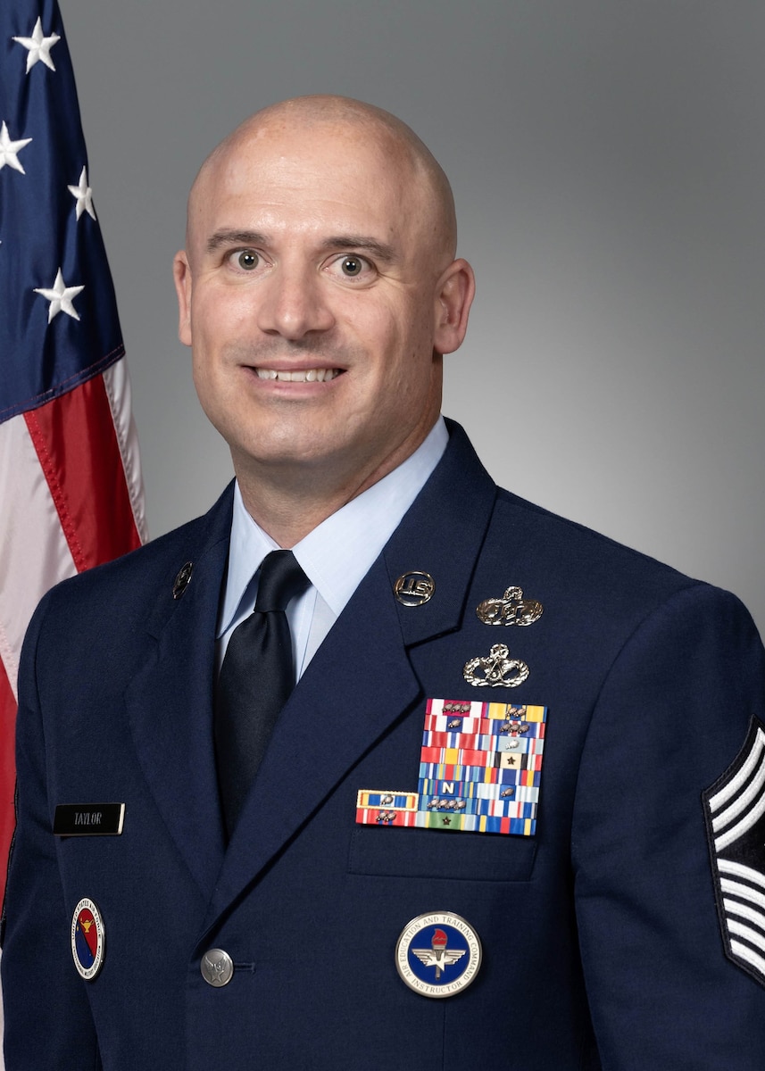 U.S. Air Force Official Photo of CMSgt Ryan Taylor