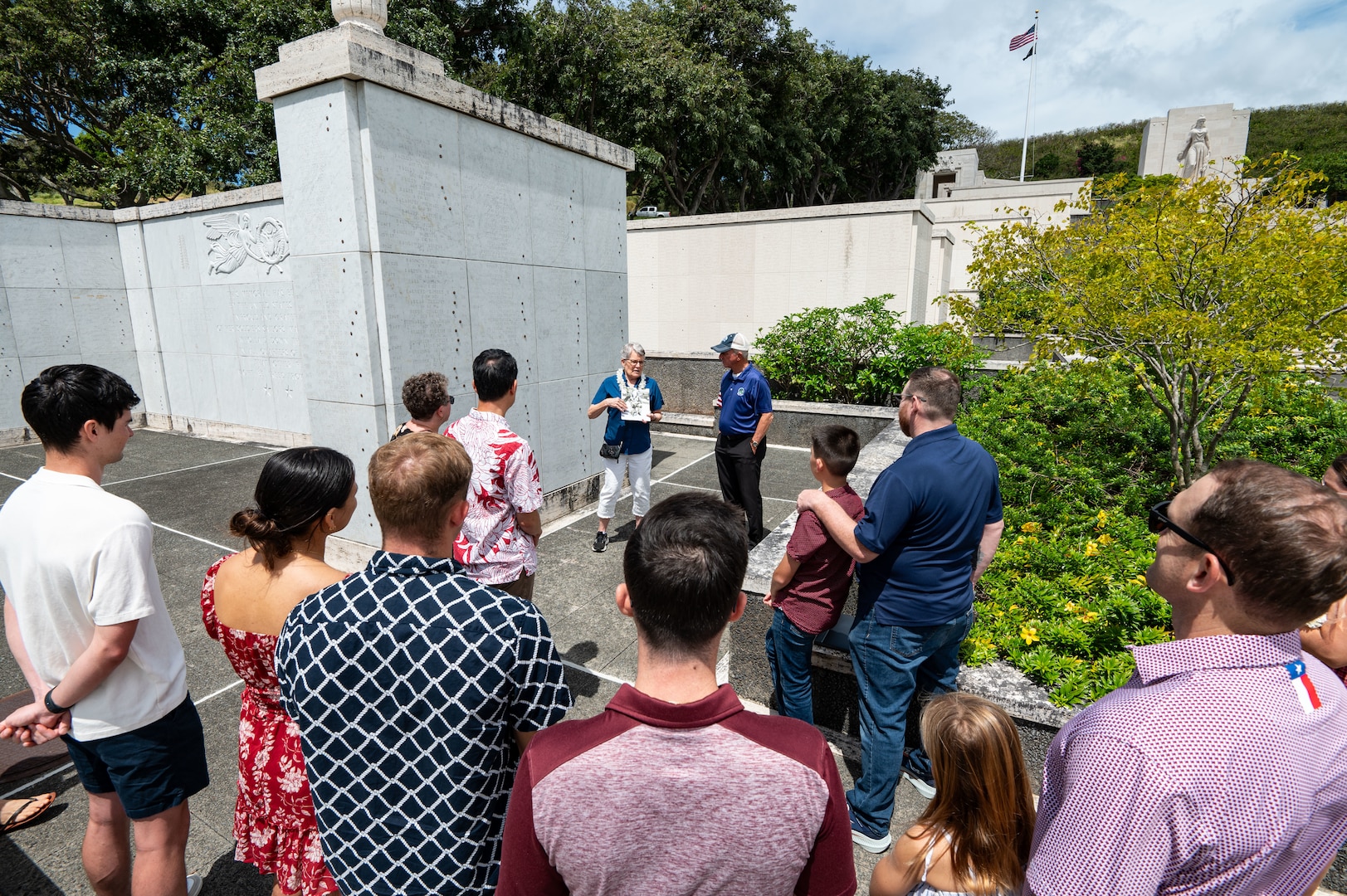 Rosette Ceremony for AF Col. William E. Campbell