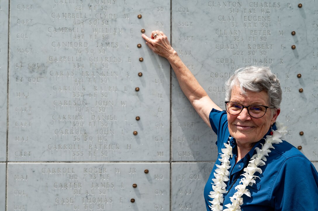 Rosette Ceremony for AF Col. William E. Campbell