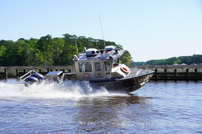 Photo of the  Wright survey vessel