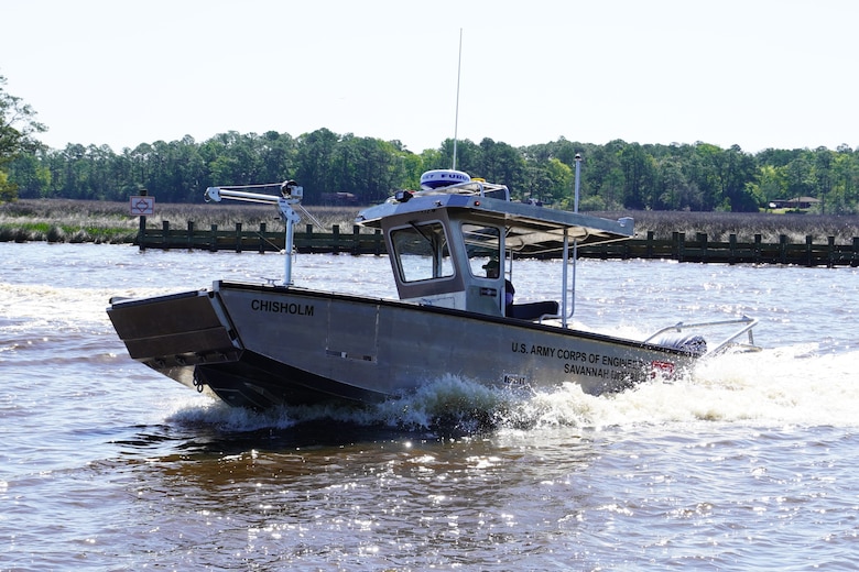 Photo of the Chisholm survey vessel
