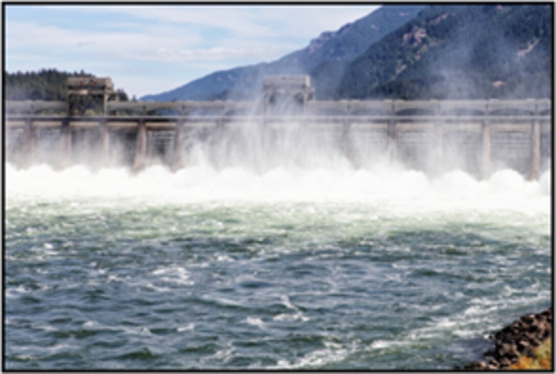 Bonneville Lock & Dam, built and operated by the U.S. Army Corps of Engineers, was the first federal lock and dam on the Columbia and Snake rivers.