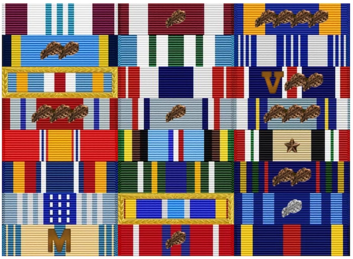 CMSgt Chima Ellis Ribbon Rack