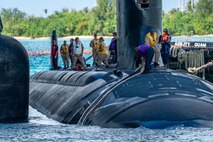 USS Minnesota (SSN 783) arrives Naval Base Guam.
