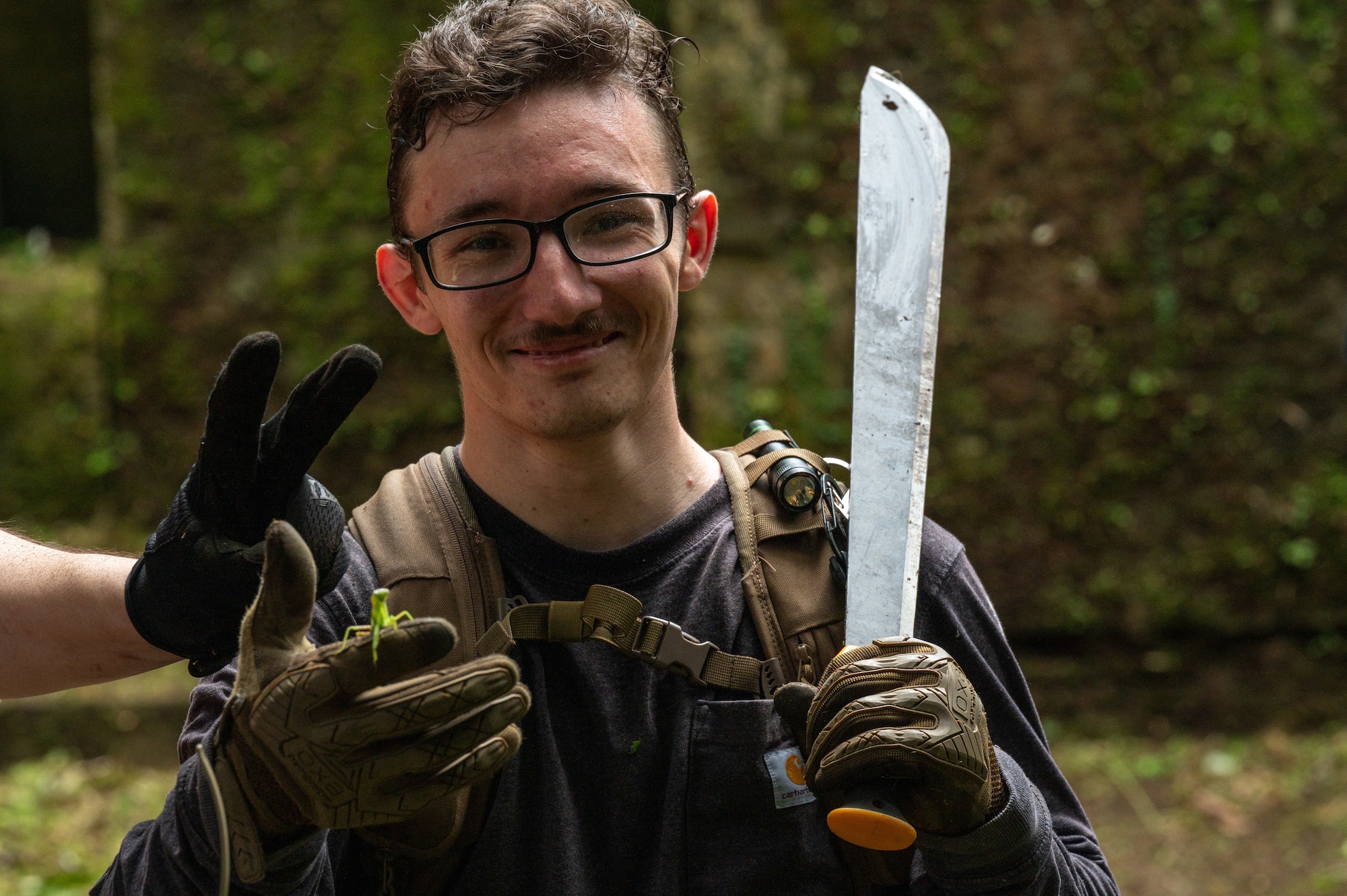 Airman posing for a photo