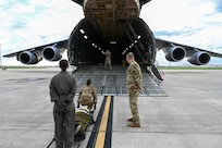 Airmen conduct aeromedical evacuation demonstration
