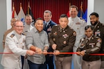 Miami MEPS, USMEPCOM’s 10th BN and USMEPCOM leadership cut the ribbon during the Miami MEPS grand opening ceremony. Miami MEPS held a dedication ceremony for their oath room and quarterdeck and grand opening ceremony on April 15, 2025.