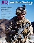 Marine yells orders to squad members during Integrated Training Exercise.