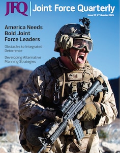 Marine yells orders to squad members during Integrated Training Exercise.