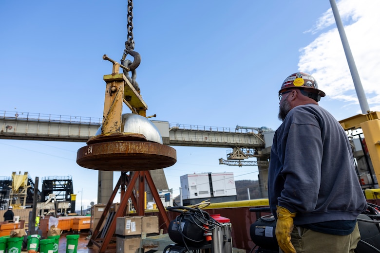 The U.S. Army Corps of Engineers Pittsburgh District operates the New Cumberland Locks and Dam year-round to benefit inland navigation. Each year, over 180 million tons of bulk commodities travel the Ohio River through its system of navigation locks.