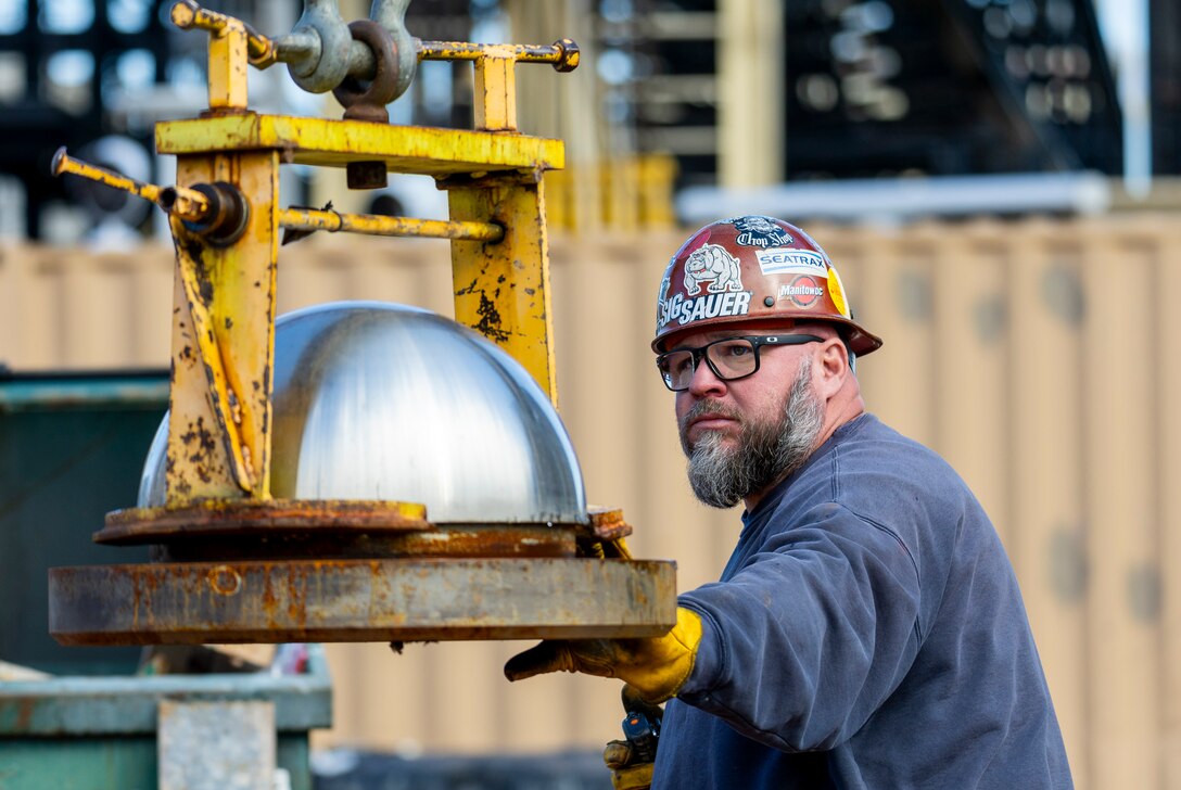The U.S. Army Corps of Engineers Pittsburgh District operates the New Cumberland Locks and Dam year-round to benefit inland navigation. Each year, over 180 million tons of bulk commodities travel the Ohio River through its system of navigation locks.