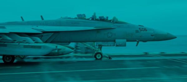 An EA-18G Growler, assigned to Electronic Attack Squadron (VAQ) 133, launches from the flight deck of the Nimitz-class aircraft carrier USS Abraham Lincoln (CVN 72). Abraham Lincoln, flagship of Carrier Strike Group Three, is underway conducting integrated exercises to bolster strike group readiness and capability in the U.S. 3rd Fleet area of operations. (U.S. Navy photo by Mass Communication Specialist 3rd Class Valerie Morrison)
