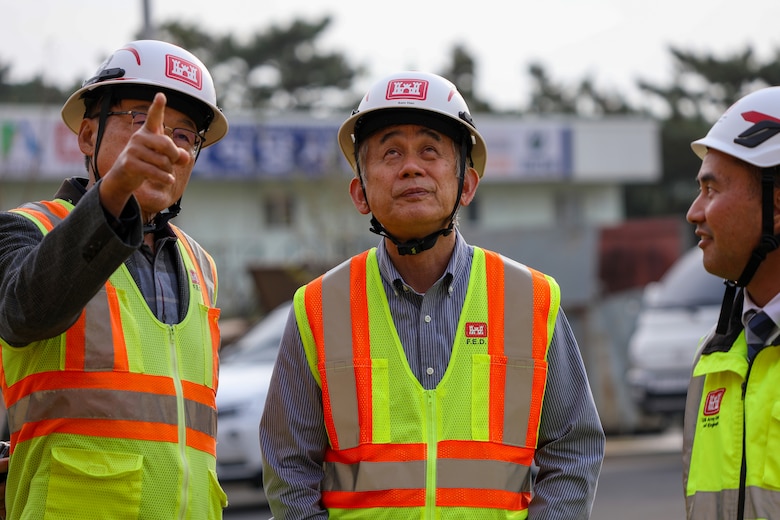 FED personnel at a project site.
