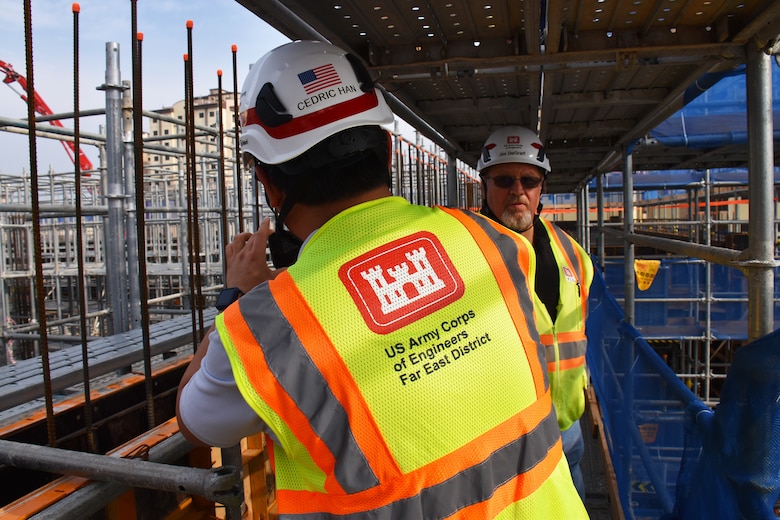 FED personnel at a project site.