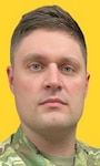 A headshot of a Vermont National Guard recruiter.