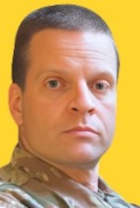 A headshot of a Vermont National Guard recruiter.
