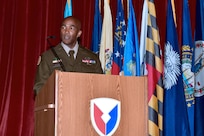 MICC commander pins general officer rank