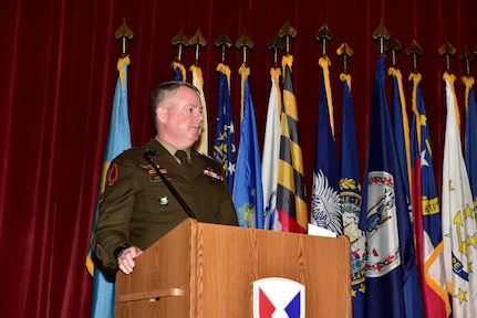 MICC commander pins general officer rank