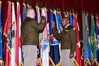 MICC commander pins general officer rank
