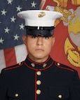 A photo taken of U.S. Marine Corps Lance Cpl. Marcelino Gamino, a combat engineer with 1st Combat Engineer Battalion, 1st Marine Division, at an unknown date while he was undergoing recruit training at Marine Corps Recruit Depot San Diego, California. He enlisted in May 2022 and was promoted to lance corporal in August 2024. His decorations include the National Defense Service Medal and Sea Service Deployment Ribbon. He deployed to Darwin, Australia, with Marine Rotational Force - Darwin in 2024. Gamino was a native of Fresno, California. (U.S. Marine Corps courtesy photo)