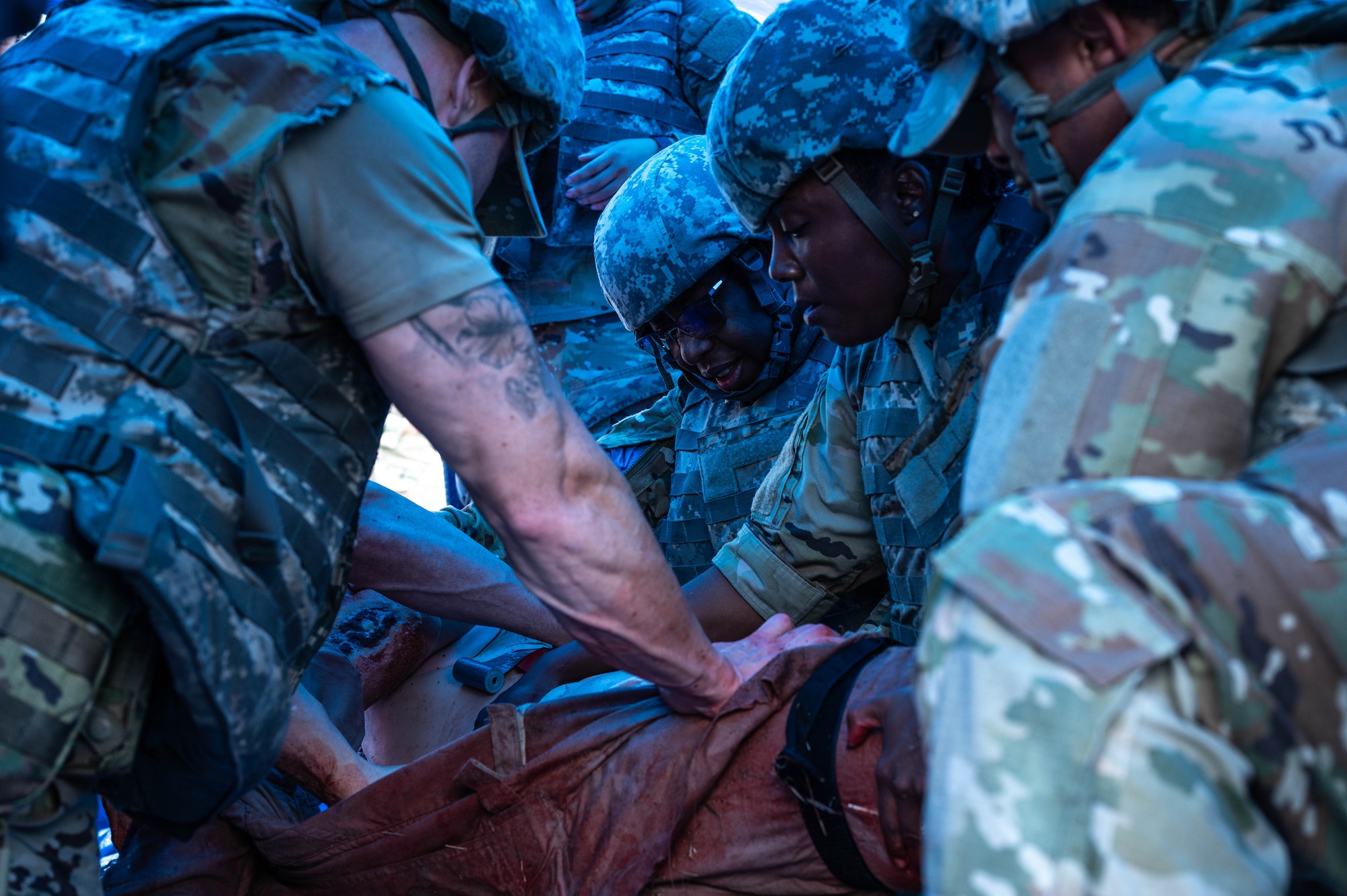 The 47th Medical Group (MDG) hosted a Tactical Combat Casualty Care (TCCC) Rodeo, an internal readiness competition that sharpened medics' TCCC skills through realistic, deployed scenarios April 16, 2025.