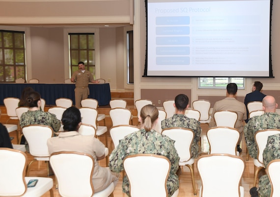 Naval Medical Center Camp Lejeune's hosts the Annual Research Symposium on Marine Corps Base Camp Lejeune on April 17, 2025. The research symposium celebrates 15 years of showcasing medical and dental research findings from military members as well as non-Department of Defense partners.