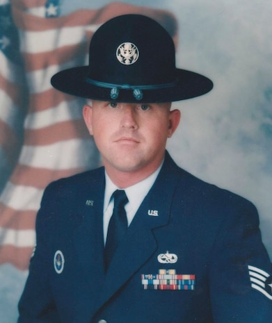 Male Tech. Sgt. posing for portrait photo.