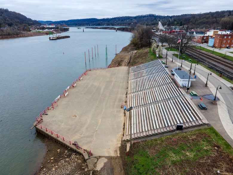 The U.S. Army Corps of Engineers Pittsburgh District is supporting communities along the Monongahela River by funding modifications to 56 public shoreline facilities impacted by river level changes.