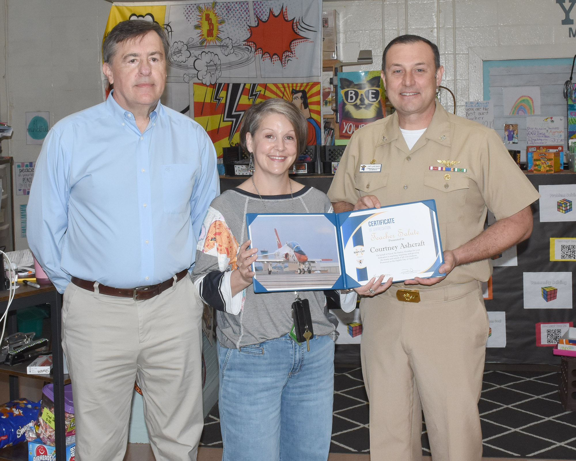 Courtney Ashcraft Receives Teacher Salute Award