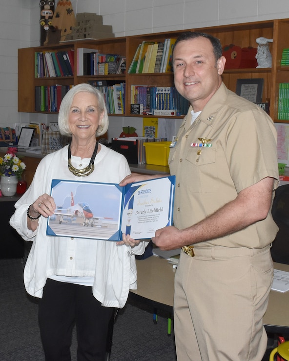 Beverly Litchfield Receives Teacher Salute Award