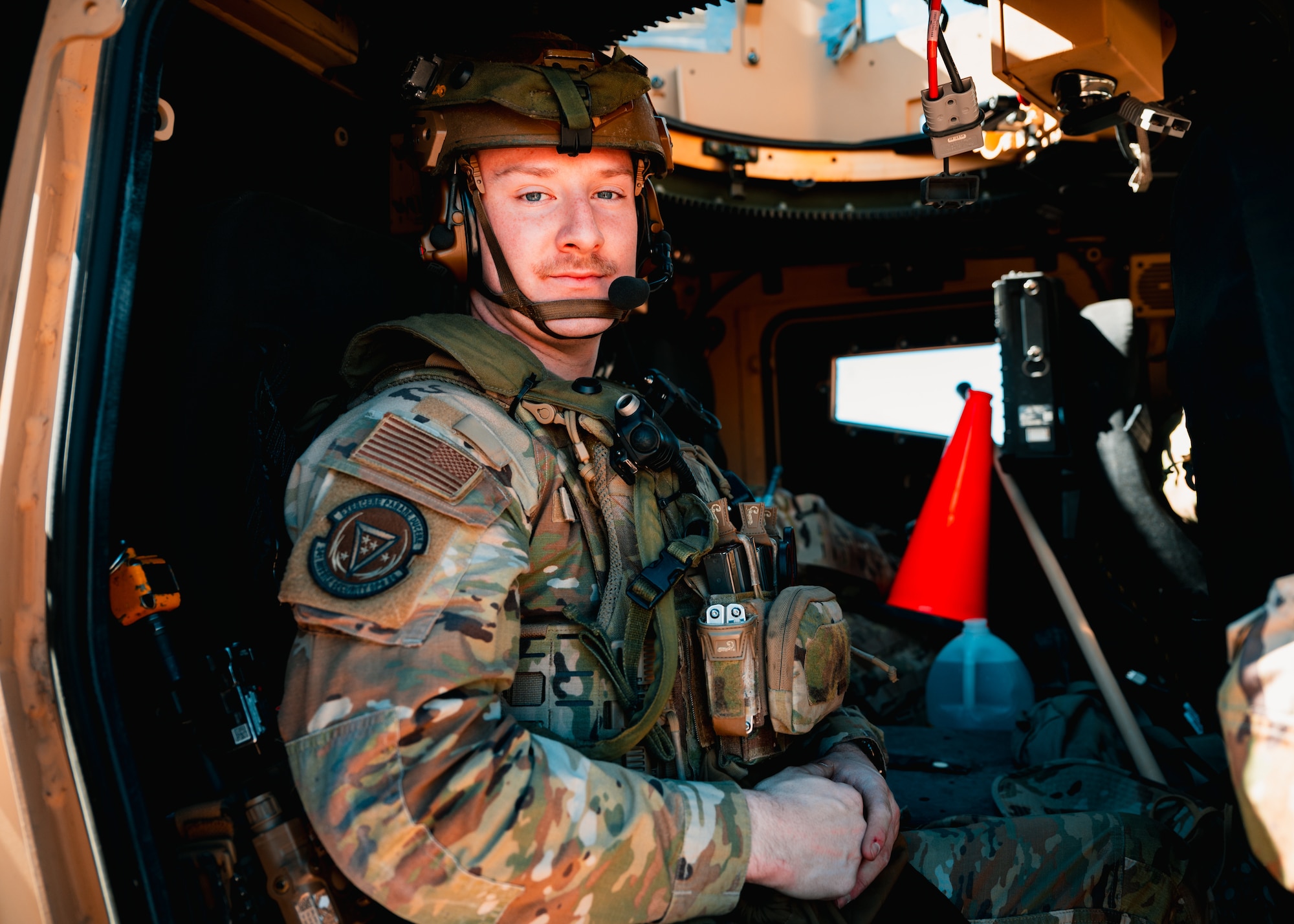 Conducted annually, NCC provides a dynamic and challenging environment where MSOS defenders sharpen their convoy tactics, validate new equipment, and stress-test their ability to protect critical assets under pressure. (U.S. Air Force photo by Staff Sgt. Michael A. Richmond)