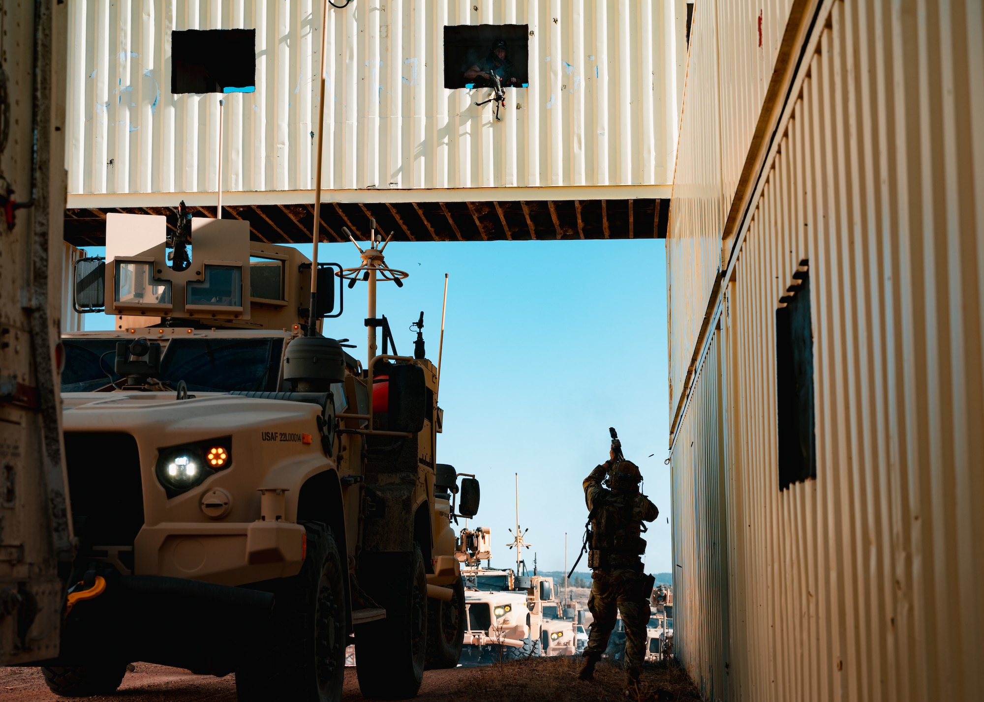 Conducted annually, NCC provides a dynamic and challenging environment where MSOS defenders sharpen their convoy tactics, validate new equipment, and stress-test their ability to protect critical assets under pressure. (U.S. Air Force photo by Staff Sgt. Michael A. Richmond)