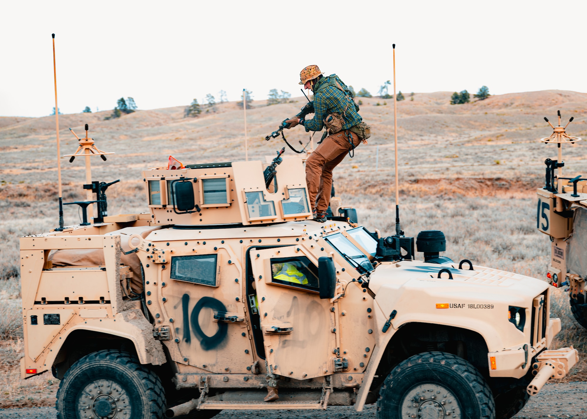 Conducted annually, NCC provides a dynamic and challenging environment where MSOS defenders sharpen their convoy tactics, validate new equipment, and stress-test their ability to protect critical assets under pressure. (U.S. Air Force photo by Staff Sgt. Michael A. Richmond)