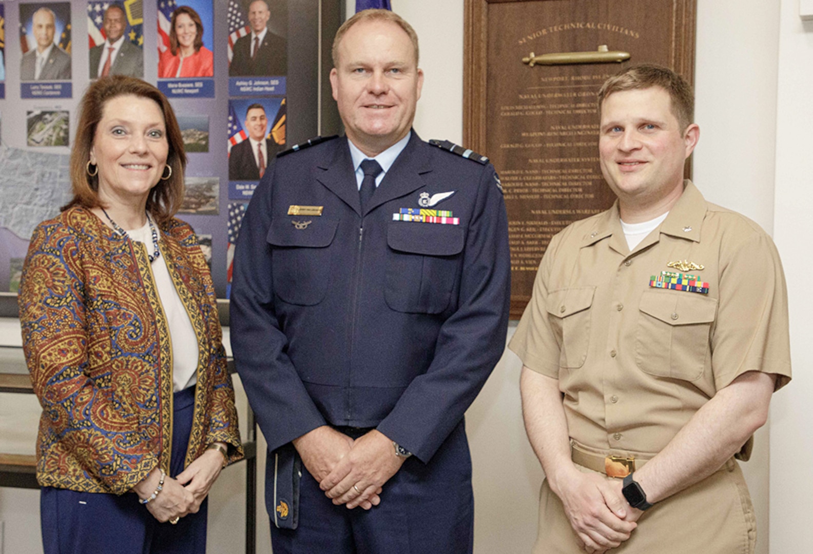 Australian Department of Defence air vice-marshal visits NUWC Division Newport for tours, briefings