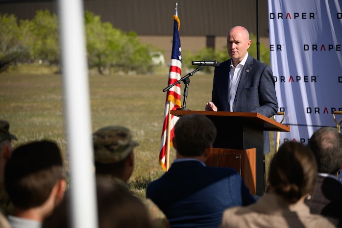 The Charles Stark Draper Lab will be a 30,000 square foot building used for engineering, innovation and testing. (U.S. Air Force photo by R. Nial Bradshaw)