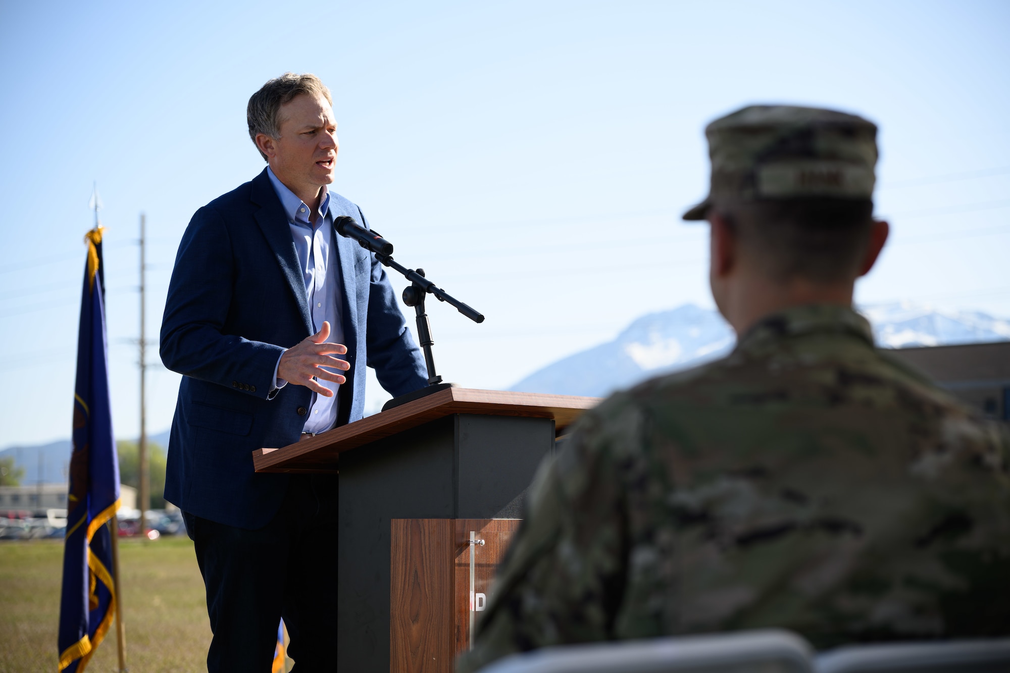 The Charles Stark Draper Lab will be a 30,000 square foot building used for engineering, innovation and testing. (U.S. Air Force photo by R. Nial Bradshaw)