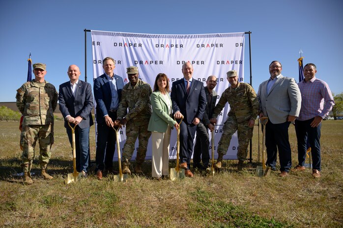 The Charles Stark Draper Lab will be a 30,000 square foot building used for engineering, innovation and testing. (U.S. Air Force photo by R. Nial Bradshaw)