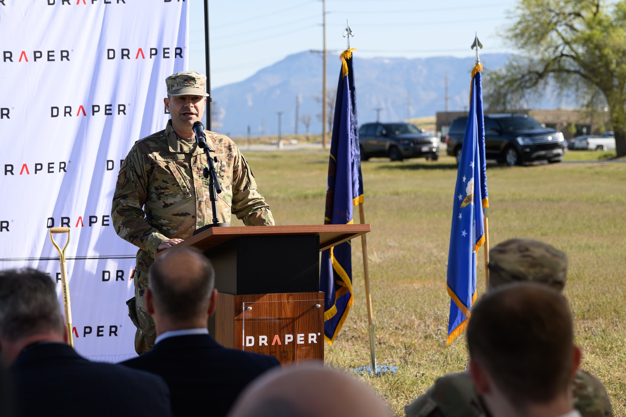 The Charles Stark Draper Lab will be a 30,000 square foot building used for engineering, innovation and testing. (U.S. Air Force photo by R. Nial Bradshaw)